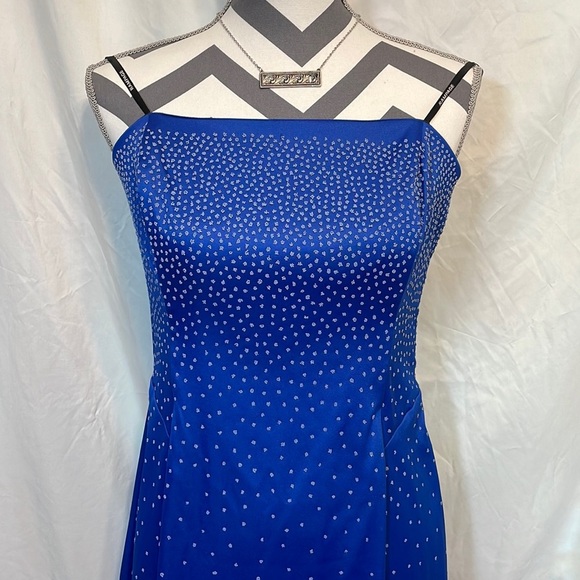 Rampage formal royal blue long dress.  sz 11 - Picture 3 of 7